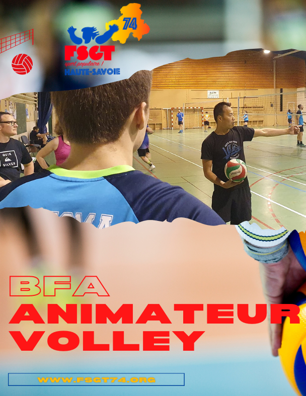 Affiche bfa volley 74