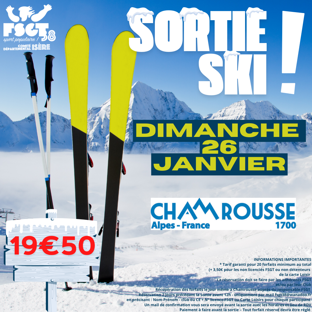 Chamrousse ski 2 janvier 2025