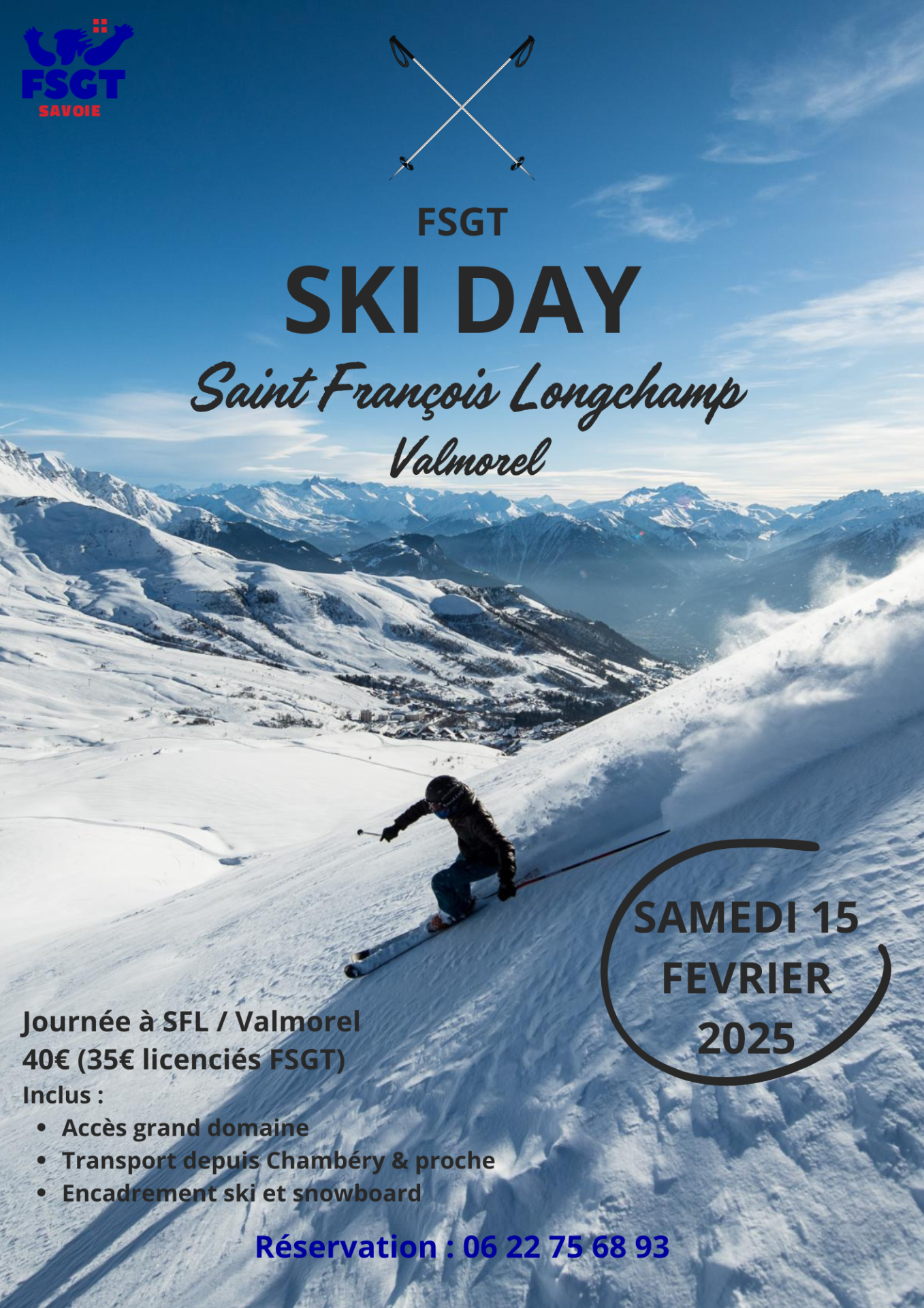 Fsgt ski sfl savoie fevrier 2025