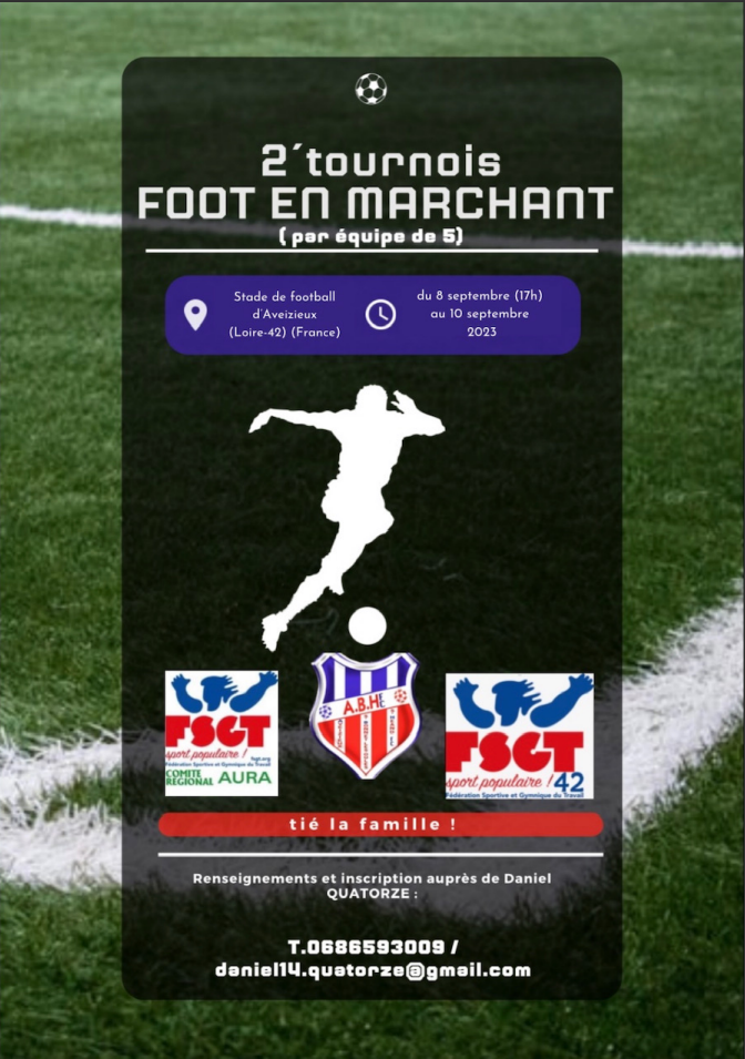 Tournois foot en marchant